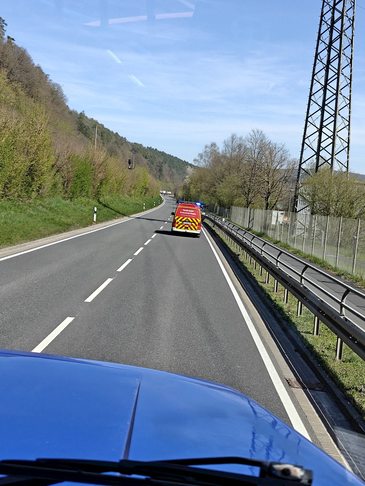 Waldbrandeinsatz in Mittelsinn