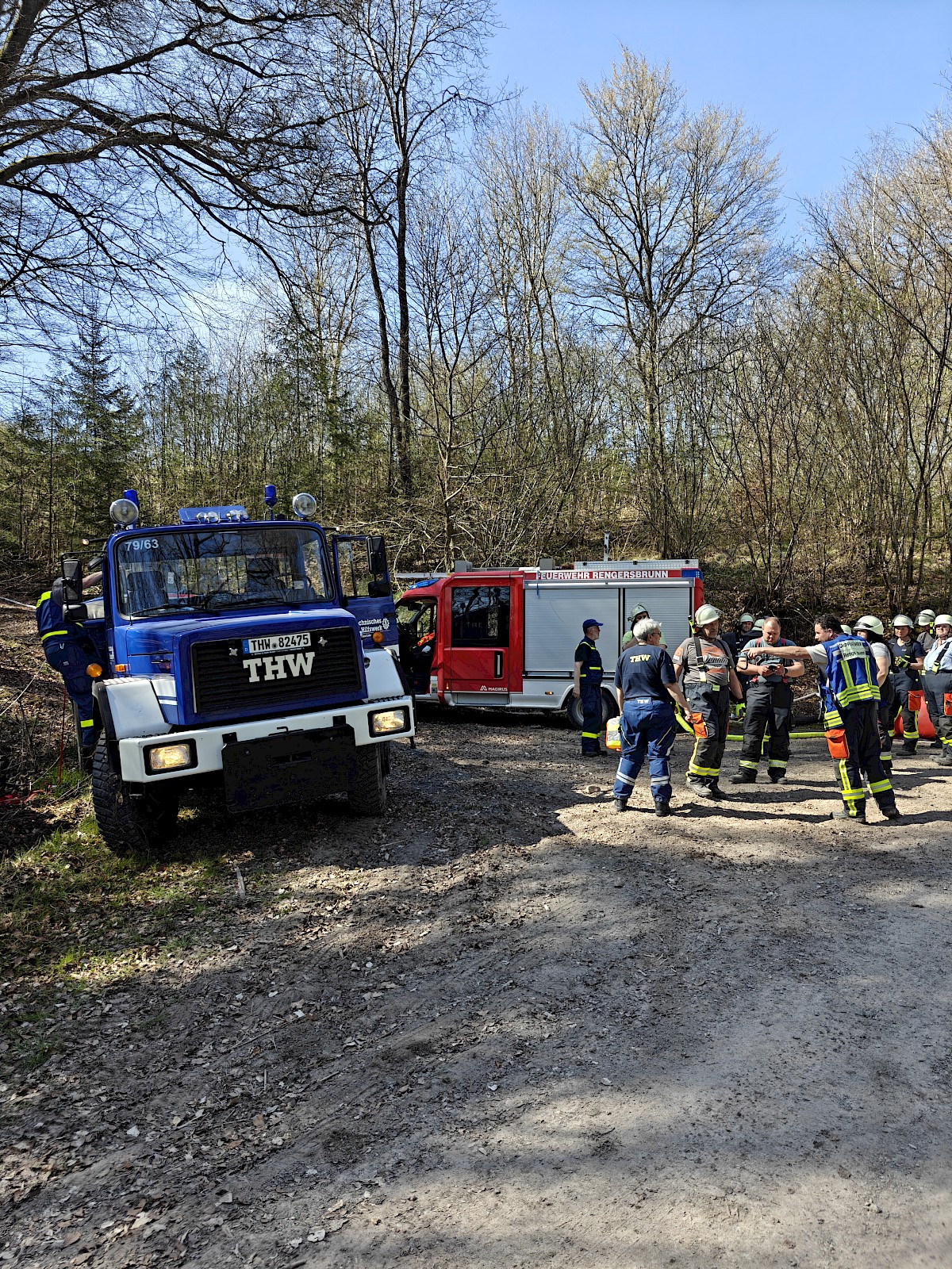 Waldbrandeinsatz in Mittelsinn