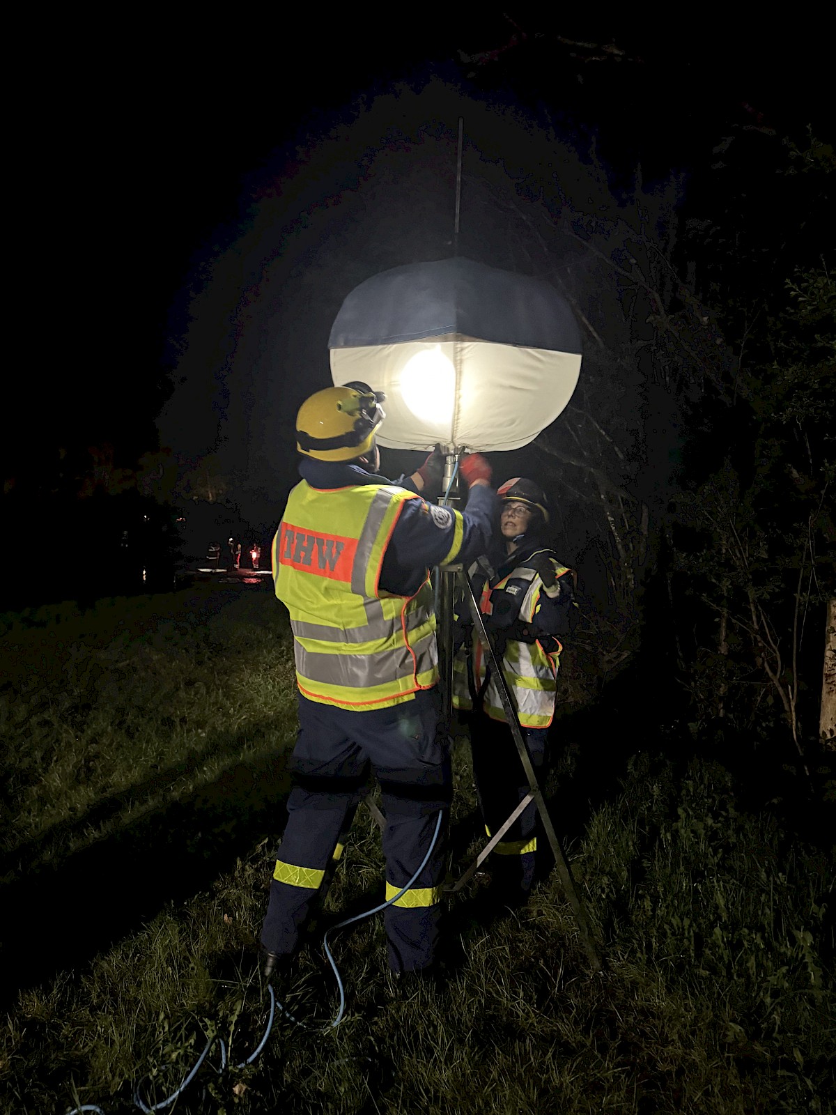 Vermisstensuche am Sindersbachsee