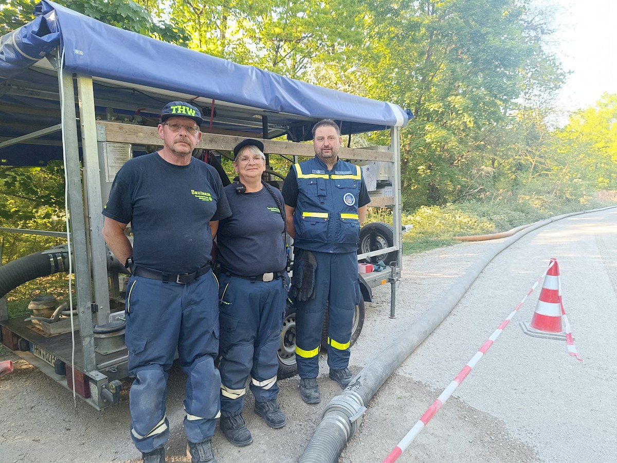 Überregionaler Waldbrandeinsatz im Tennenloher Forst