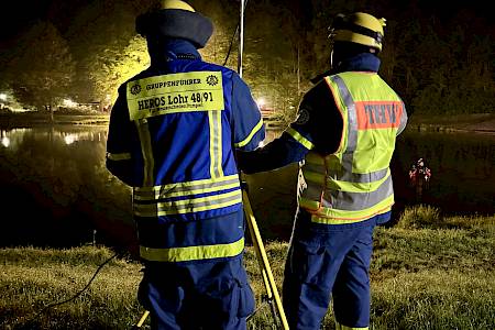 Vermisstensuche am Sindersbachsee