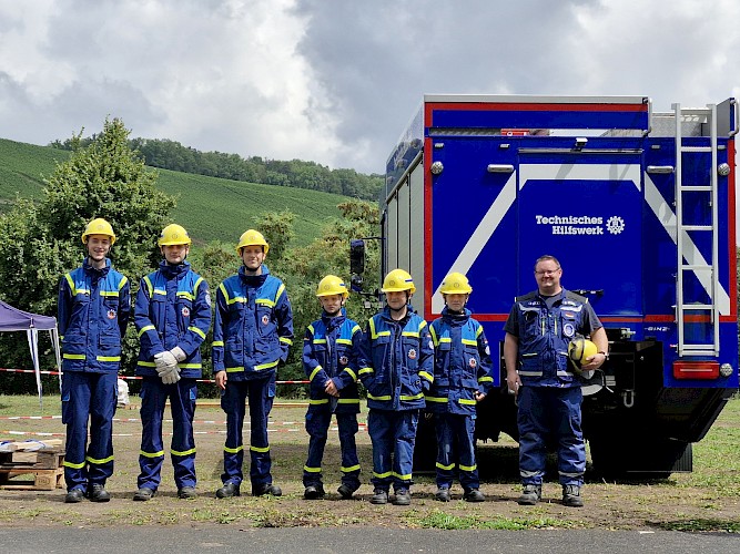 THW Jugend Lohr erlangt 3. Platz beim Bezirksjugendwettkampf