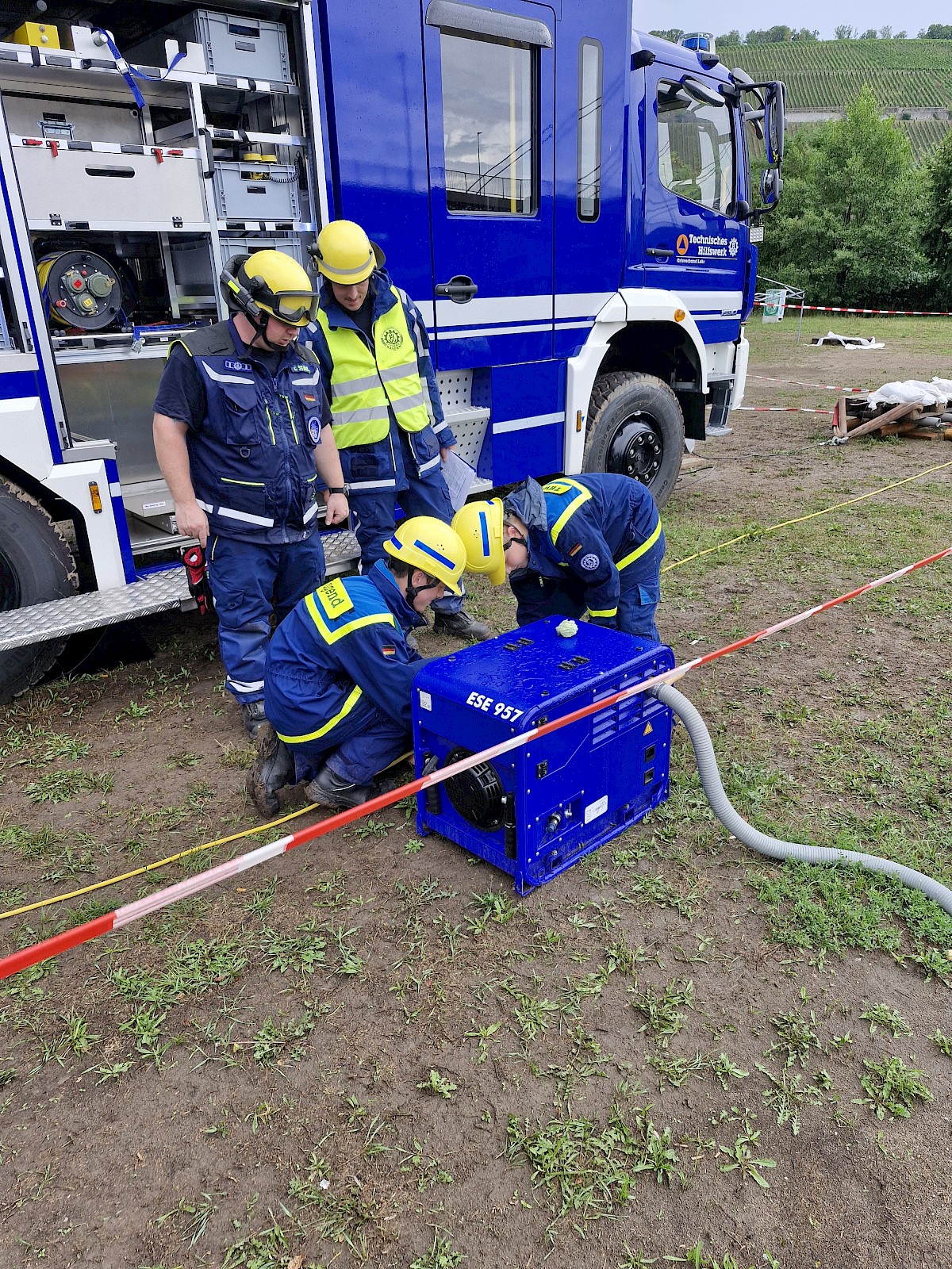 THW Jugend Lohr erlangt 3. Platz beim Bezirksjugendwettkampf