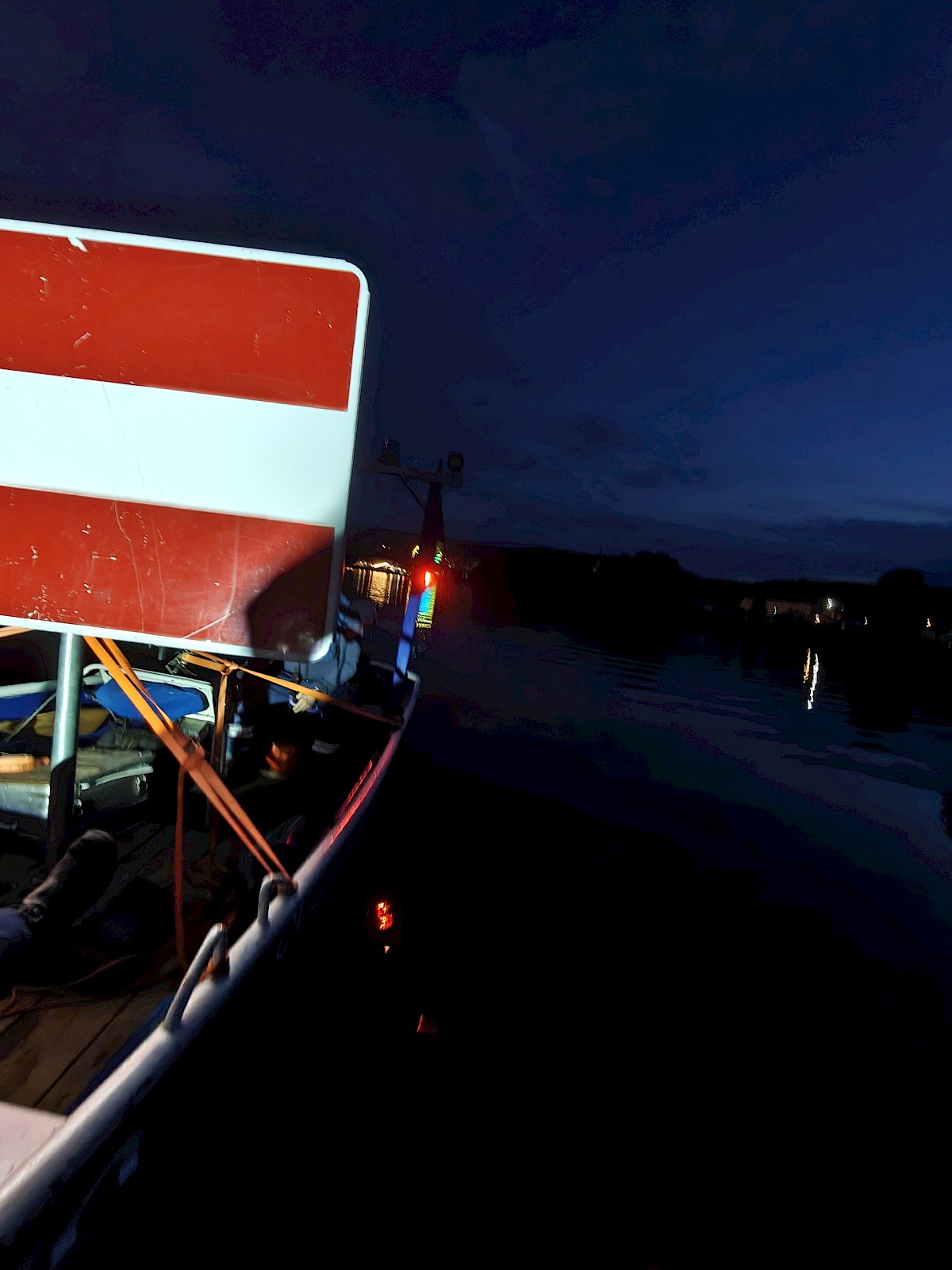 Absicherung  des Feuerwerks der Spessartfestwoche