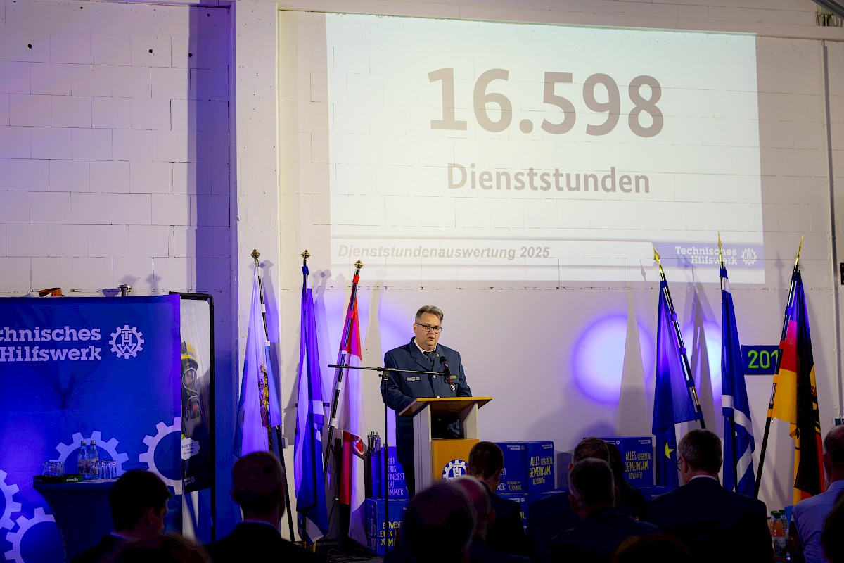 Jahresrückblick auf 2025 im THW Lohr -  Rückblick, Ehrungen und der Blick nach vorne: